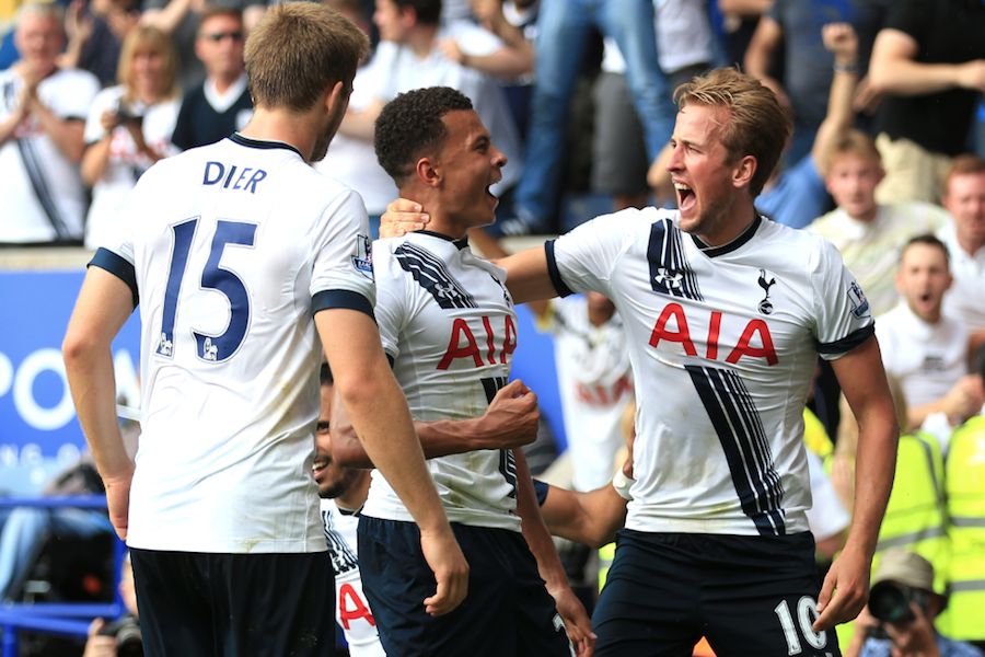 Eric Dier, Harry Kane and Dele Alli