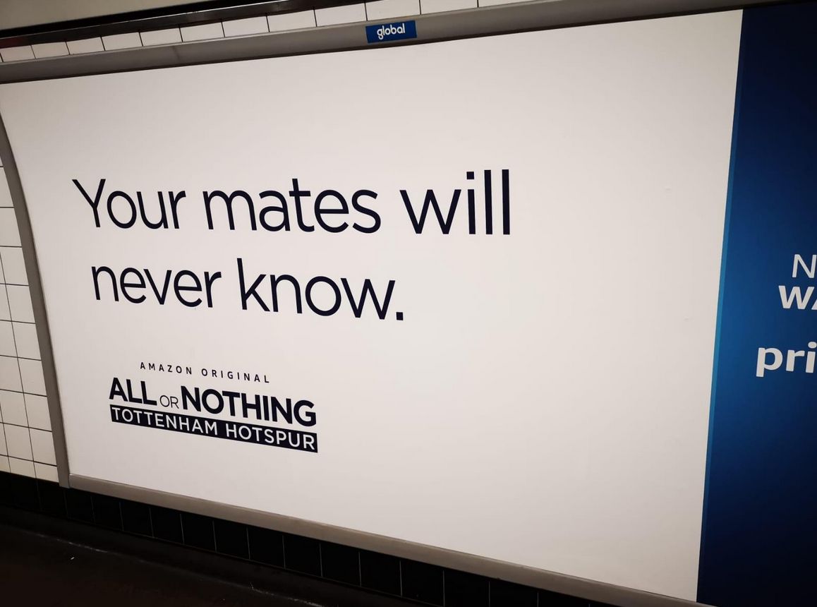 Prime Billboards Strike Again - This time Arsenal are on the end of  it [image] - The Boy Hotspur