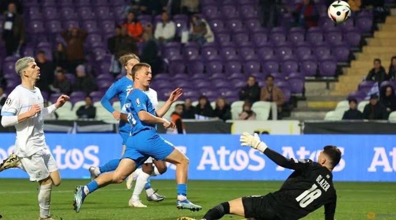 Tottenham target Albert Gudmundsson in action during international break 