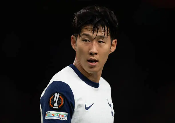 Heung-min Son in action for Tottenham