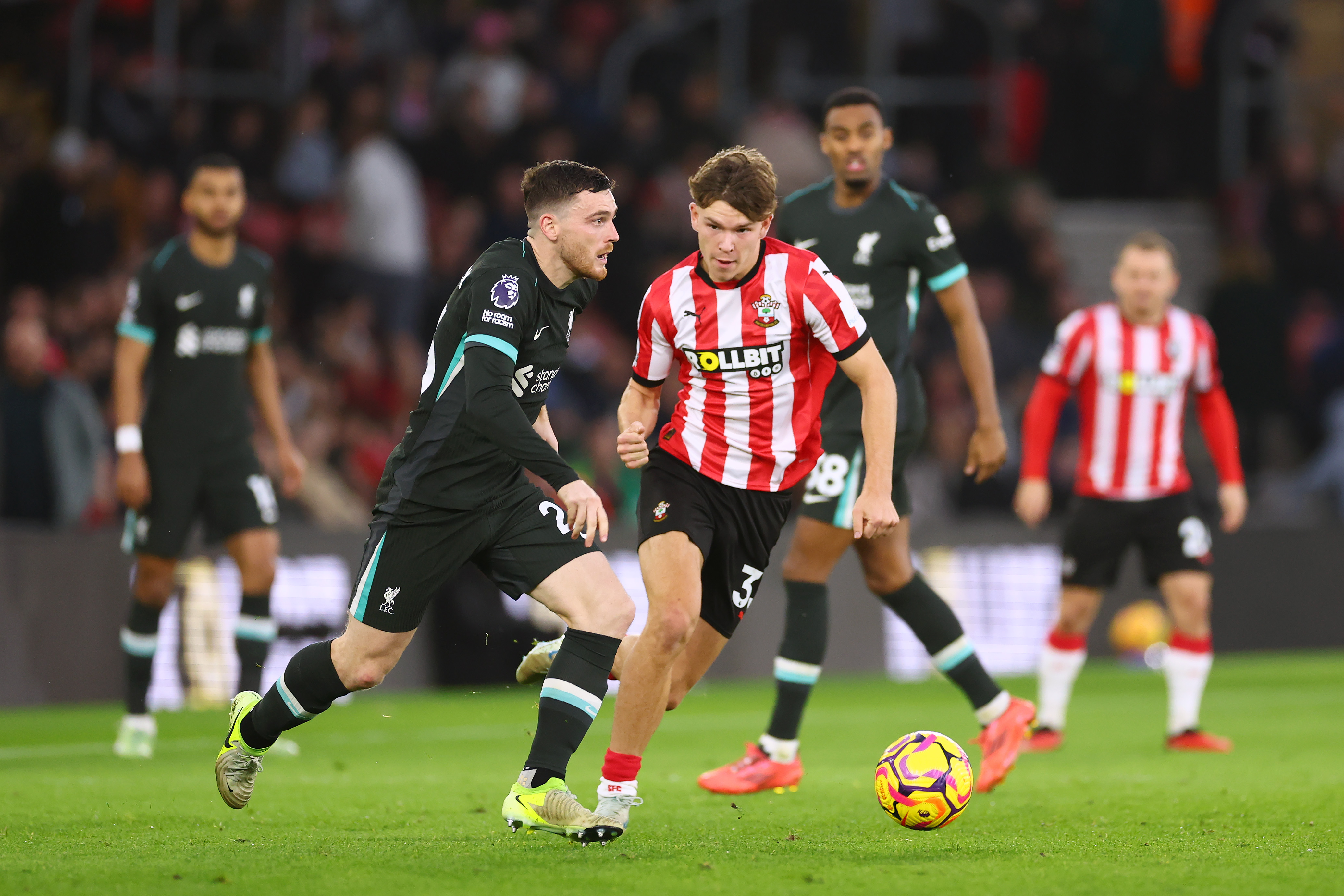 Tyler Dibling in action for Southampton