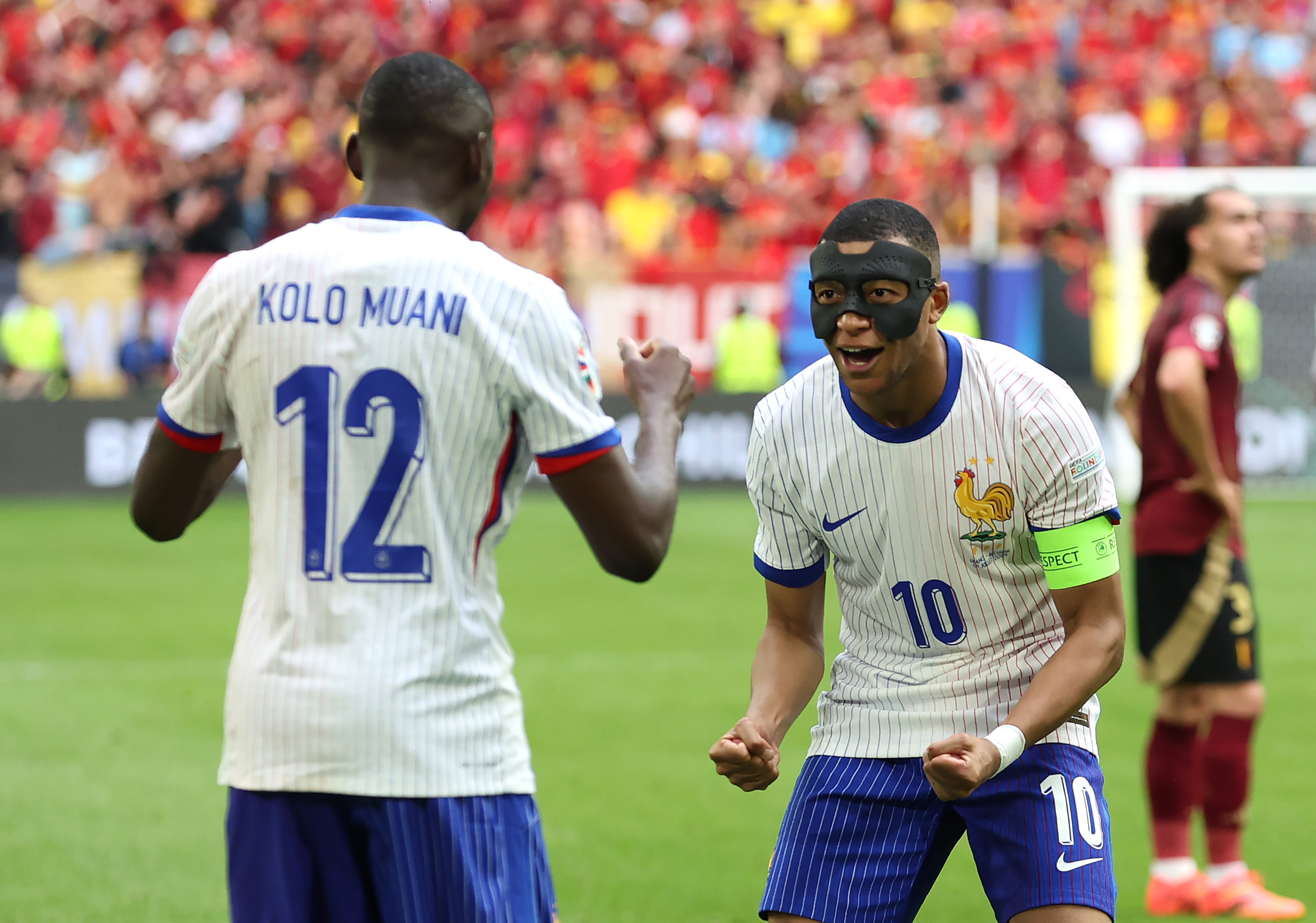 Randal Kolo Muani of France in action