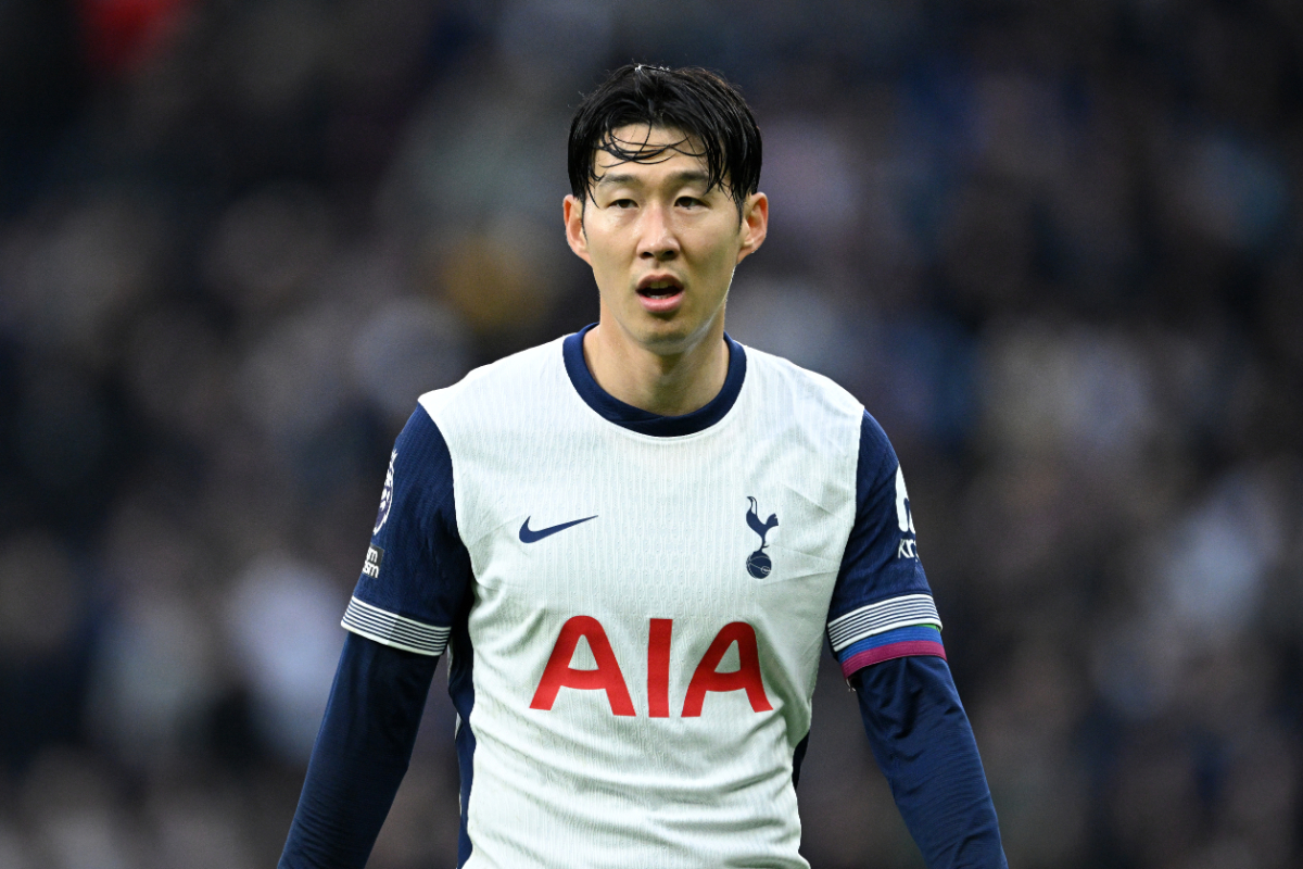 Son Heung-min in action for Tottenham