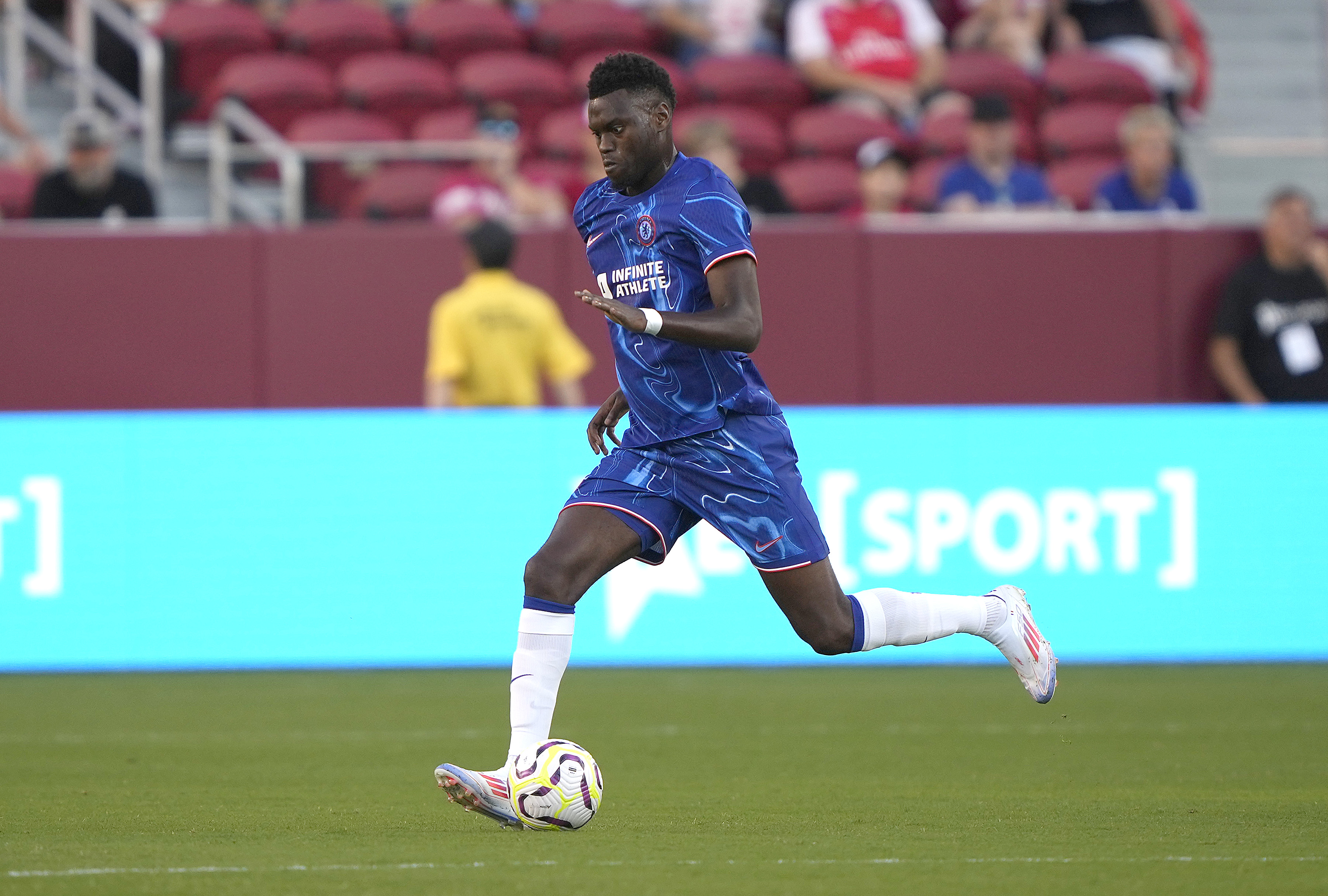 Benoit Badiashile in action