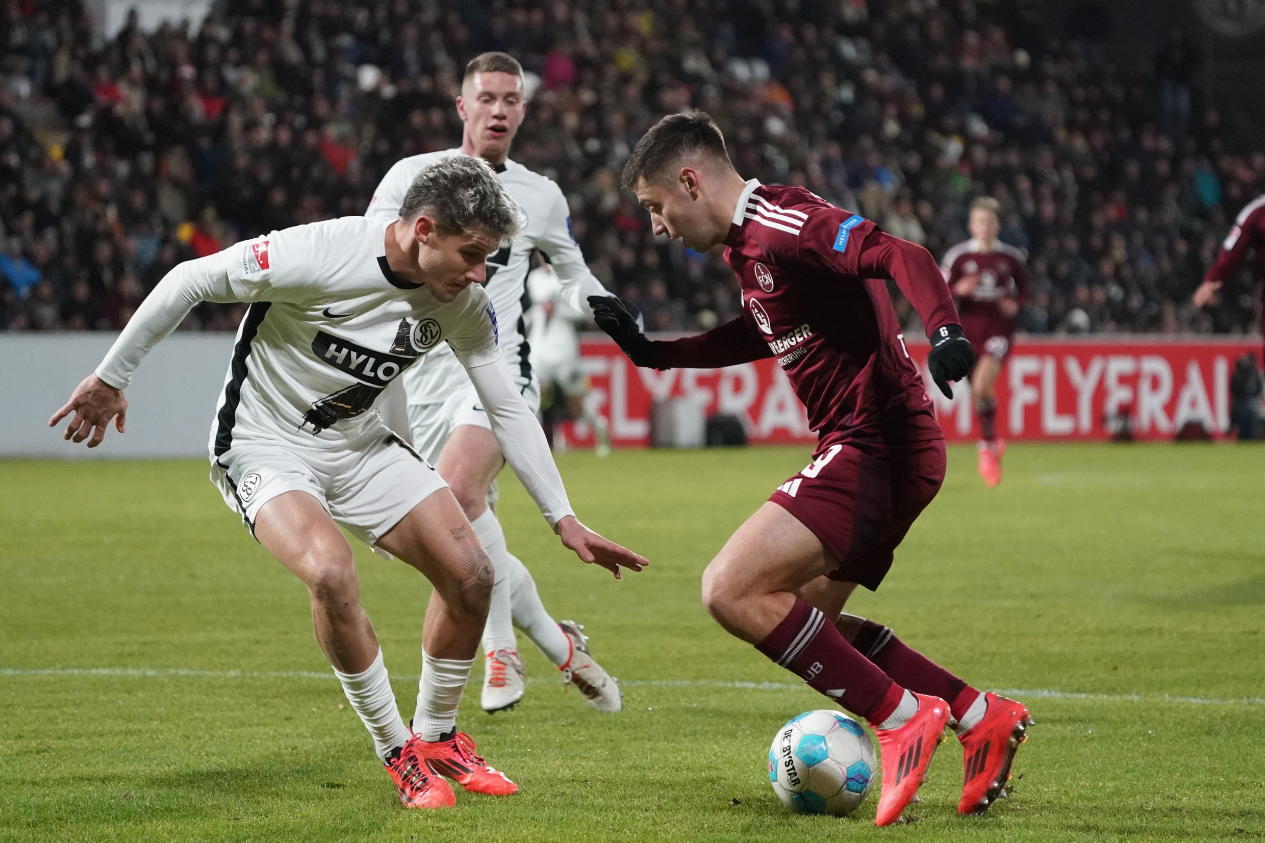Stefanos Tzimas runs with the ball