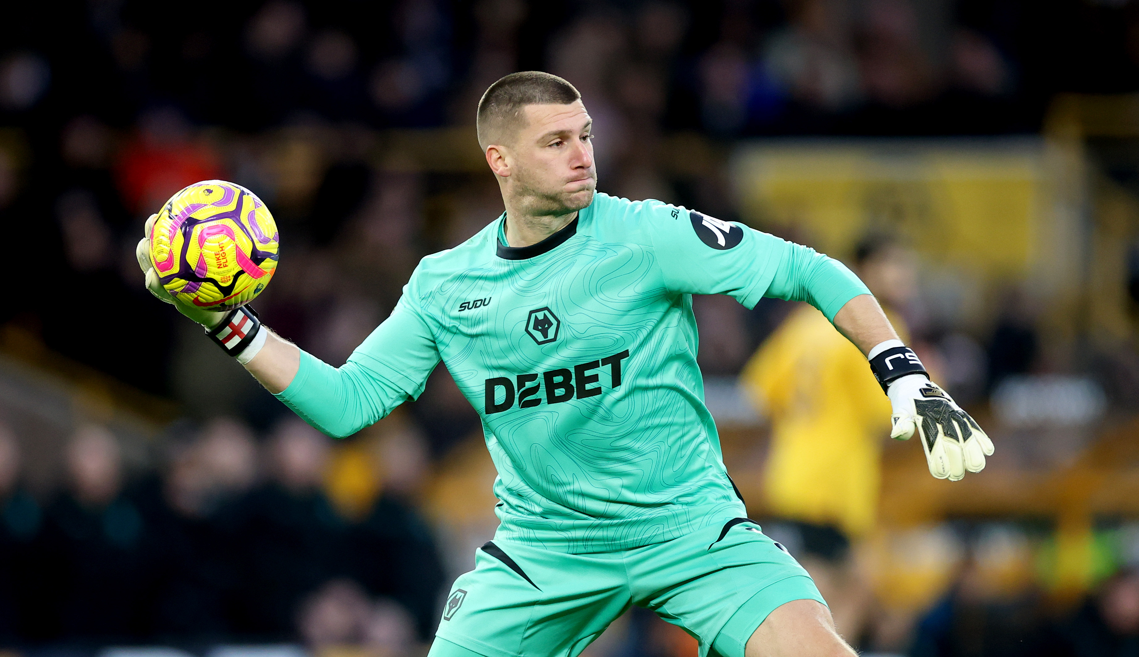 Sam Johnstone in action for Wolves