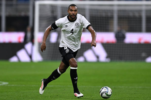 Bayer Leverkusen defender Jonathan Tah in action
