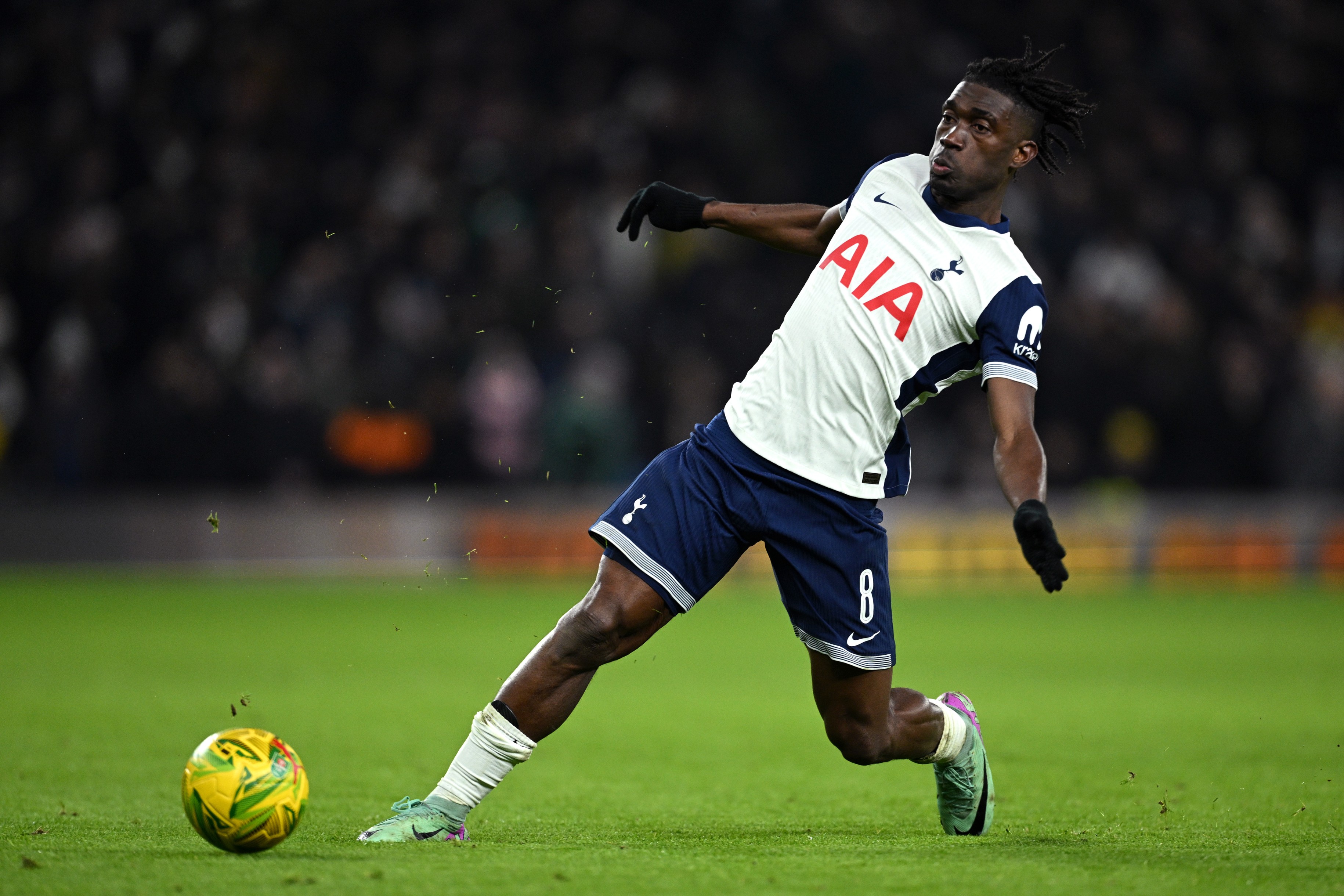 Yves Bissouma of Tottenham Hotspur during the Carabao Cup Semi Final