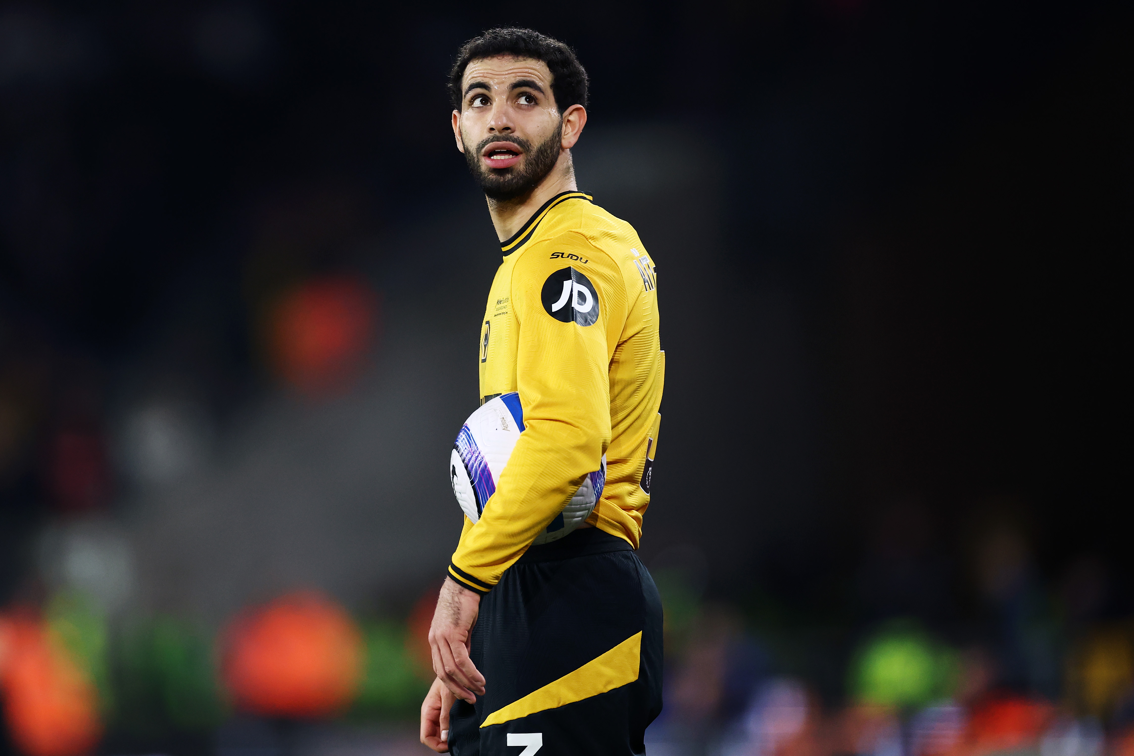 Rayan Ait-Nouri of Wolverhampton looks on during a Premier League match