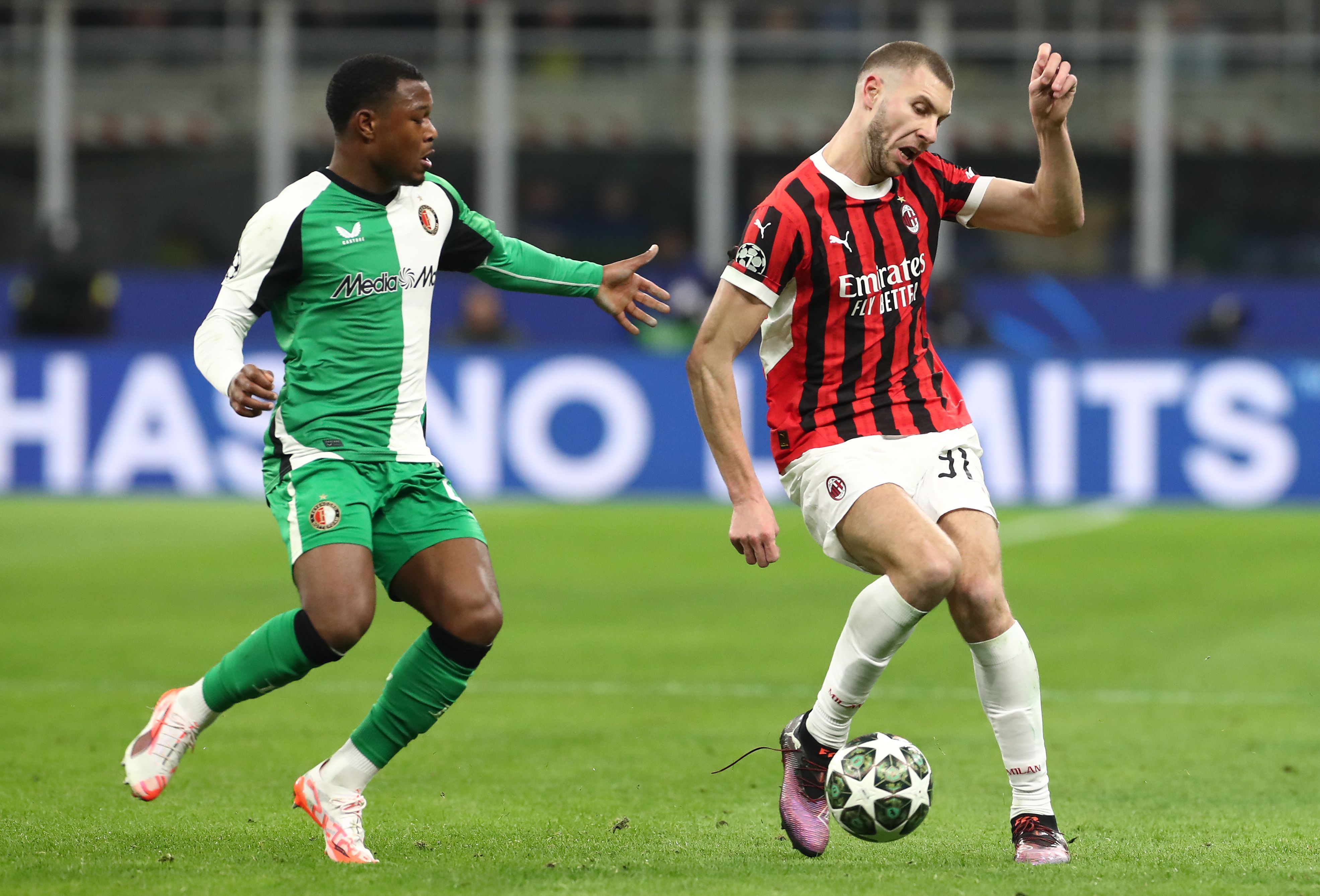 zepiqueno redmond in action for Feyenoord