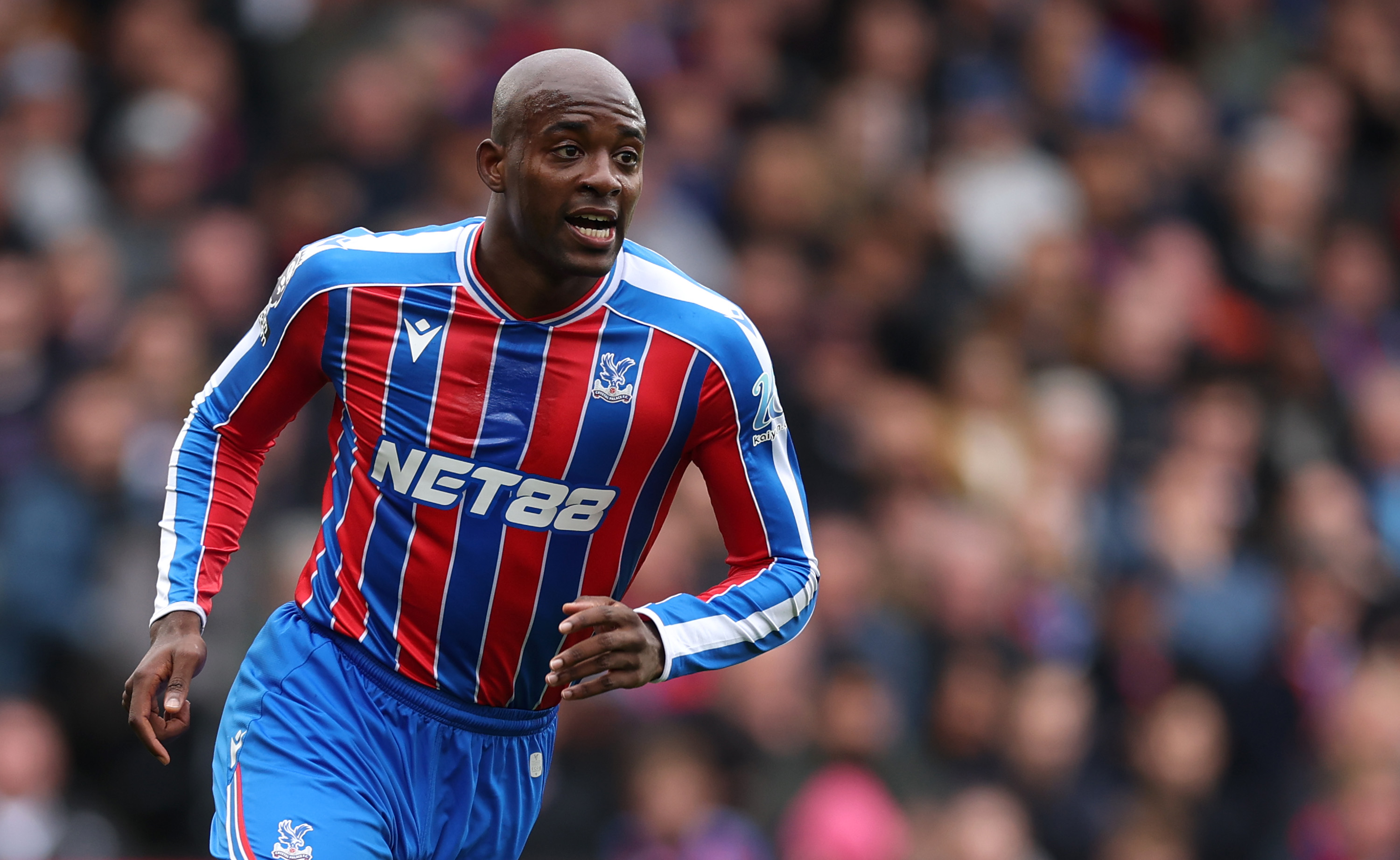 Jean-Philippe Mateta of Crystal Palace during a Premier League match