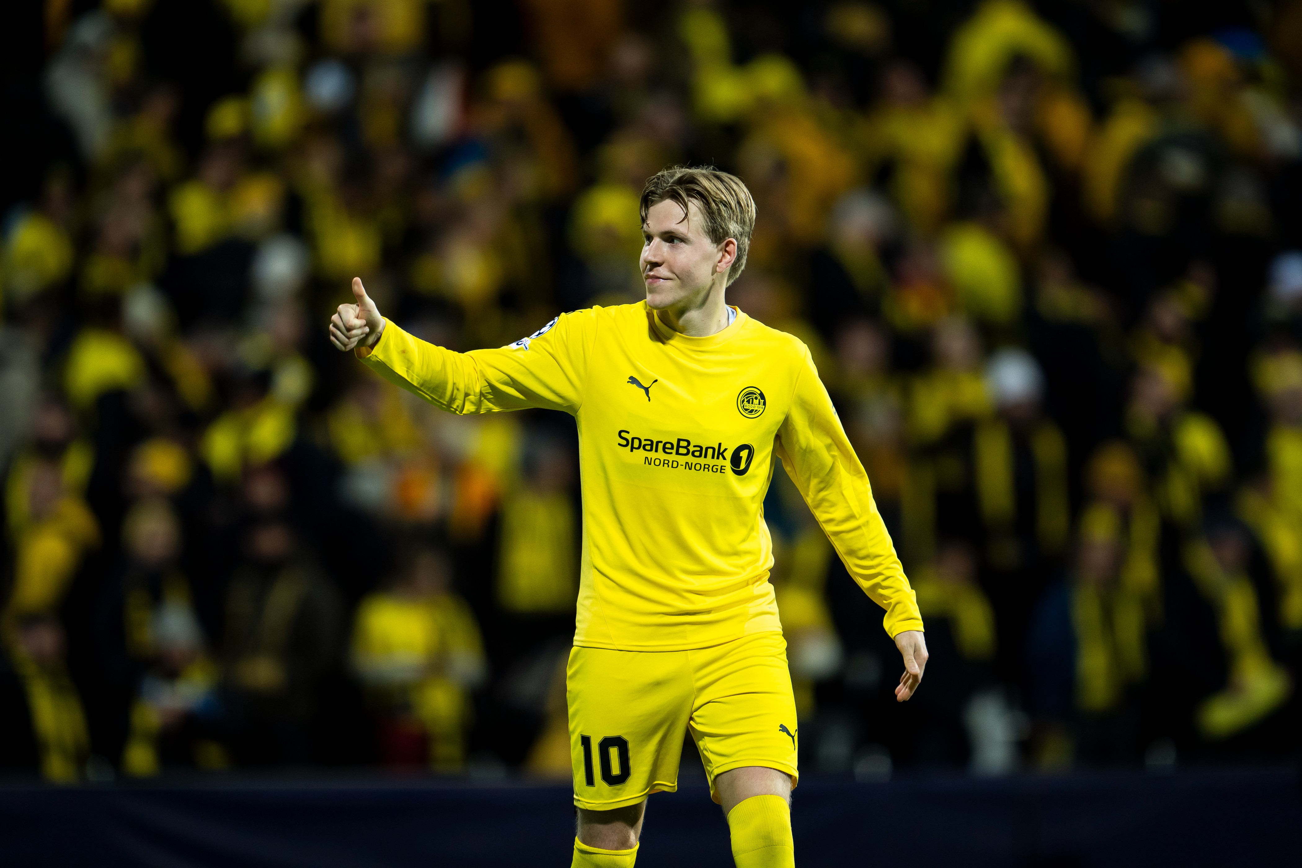 Jens Petter Hauge in action