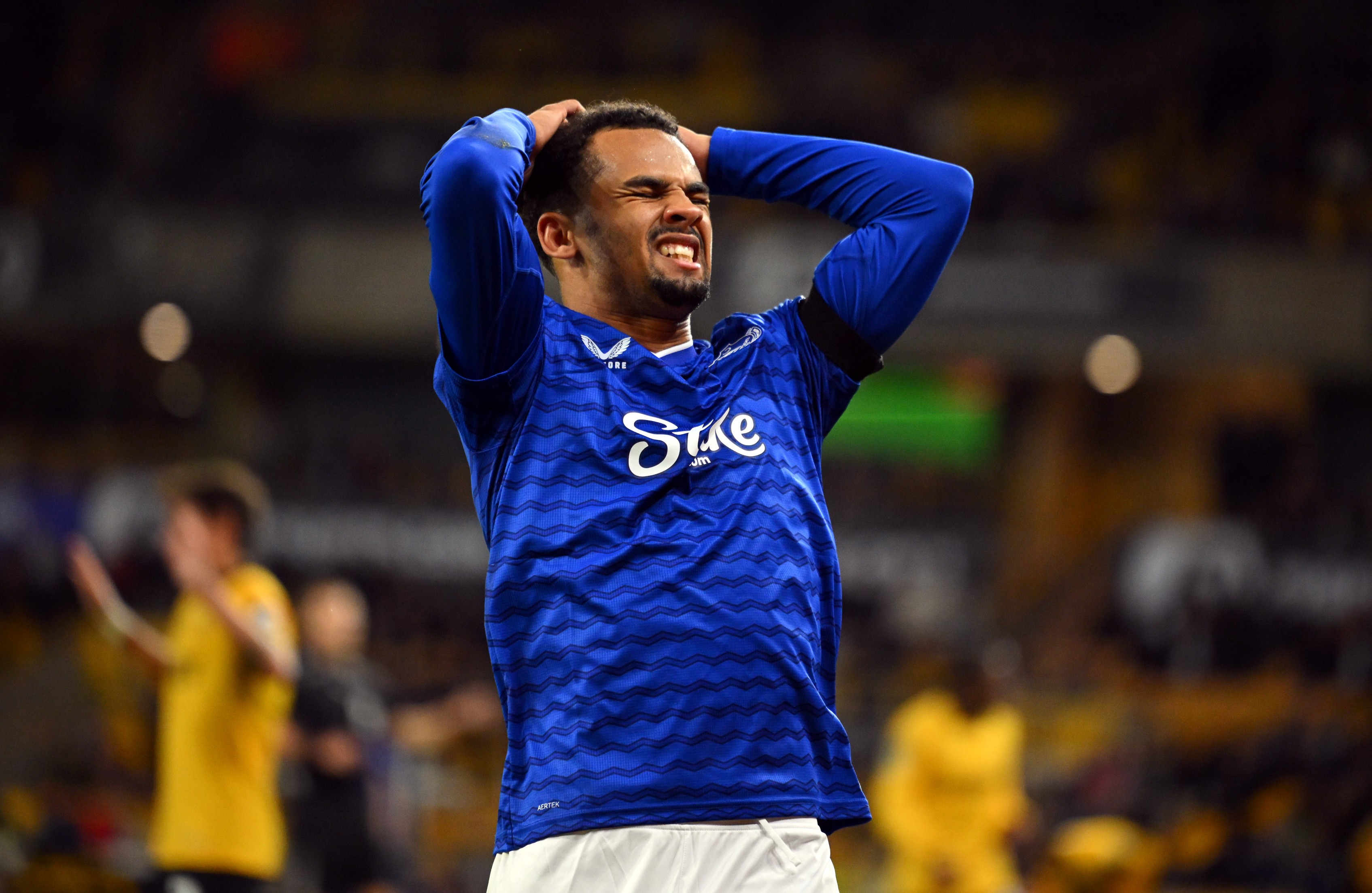 Iliman Ndiaye reacts during a game